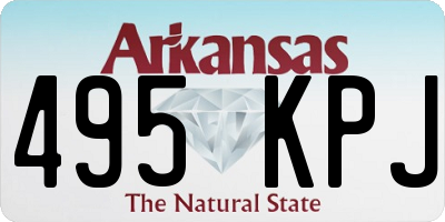 AR license plate 495KPJ