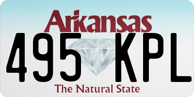 AR license plate 495KPL