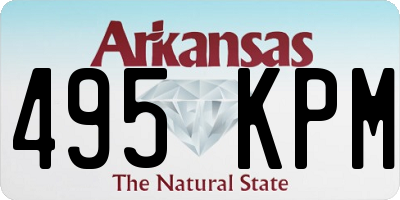 AR license plate 495KPM