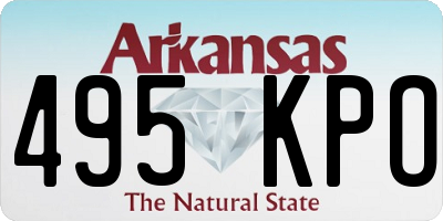 AR license plate 495KPO