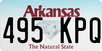 AR license plate 495KPQ