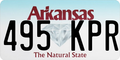 AR license plate 495KPR