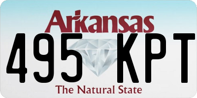AR license plate 495KPT