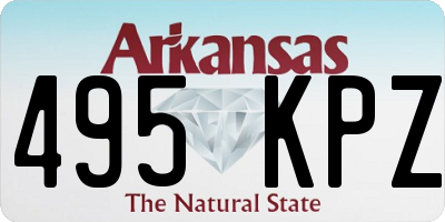 AR license plate 495KPZ