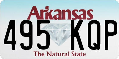 AR license plate 495KQP