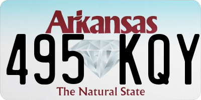 AR license plate 495KQY
