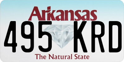AR license plate 495KRD