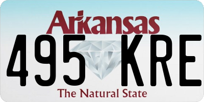AR license plate 495KRE
