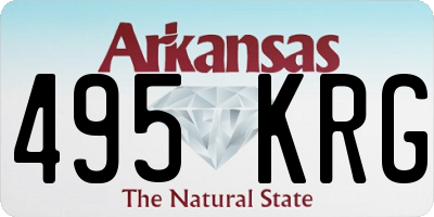 AR license plate 495KRG