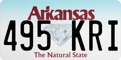 AR license plate 495KRI
