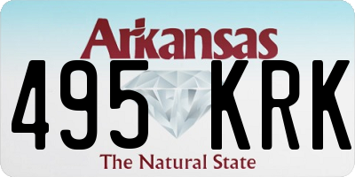 AR license plate 495KRK