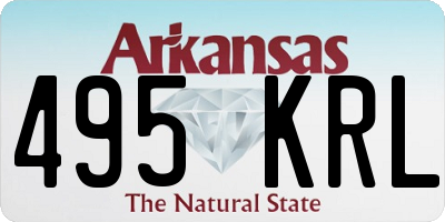 AR license plate 495KRL