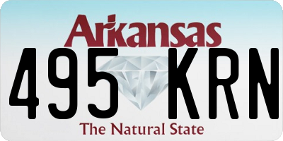 AR license plate 495KRN