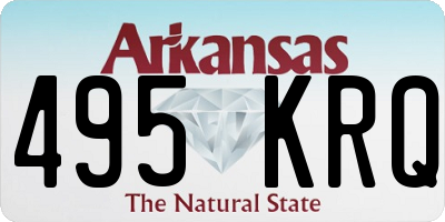 AR license plate 495KRQ
