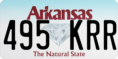 AR license plate 495KRR