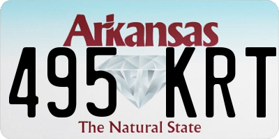 AR license plate 495KRT
