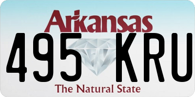 AR license plate 495KRU