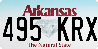 AR license plate 495KRX