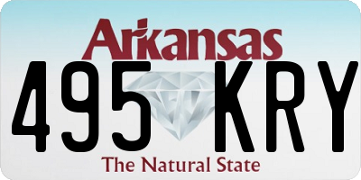 AR license plate 495KRY