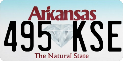 AR license plate 495KSE