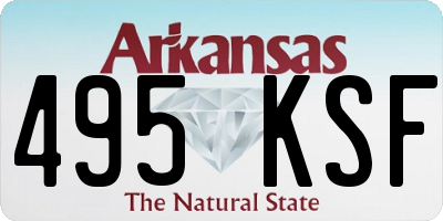AR license plate 495KSF