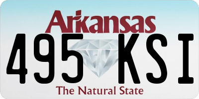 AR license plate 495KSI