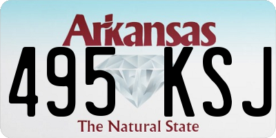 AR license plate 495KSJ