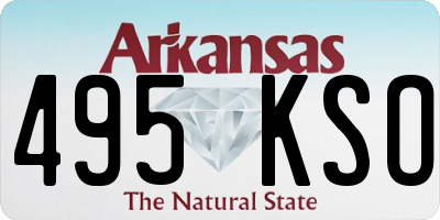 AR license plate 495KSO