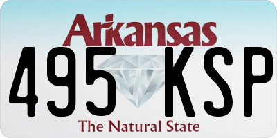 AR license plate 495KSP