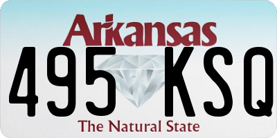 AR license plate 495KSQ