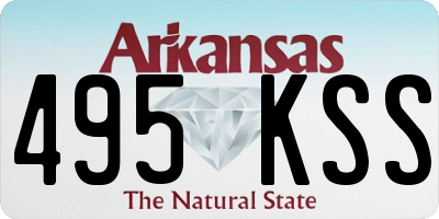 AR license plate 495KSS