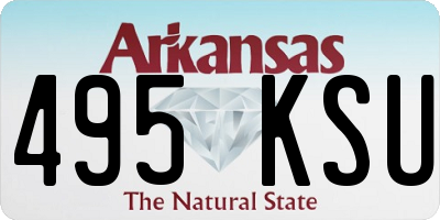 AR license plate 495KSU
