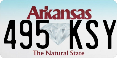 AR license plate 495KSY