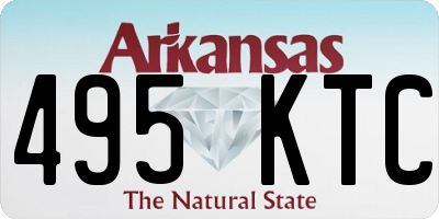 AR license plate 495KTC