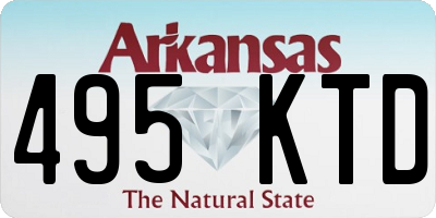 AR license plate 495KTD