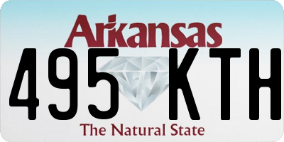 AR license plate 495KTH