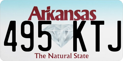 AR license plate 495KTJ