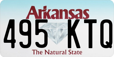 AR license plate 495KTQ