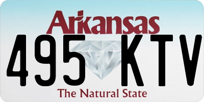 AR license plate 495KTV