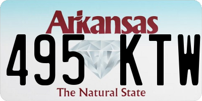 AR license plate 495KTW