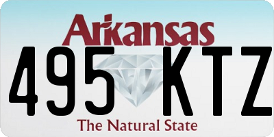 AR license plate 495KTZ