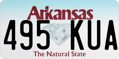 AR license plate 495KUA