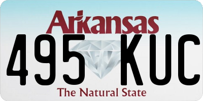 AR license plate 495KUC