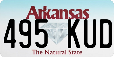 AR license plate 495KUD