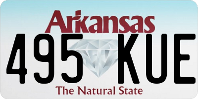 AR license plate 495KUE