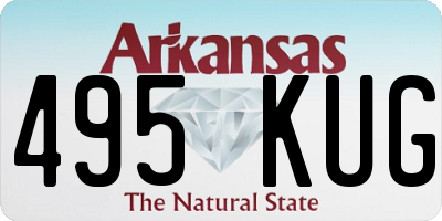 AR license plate 495KUG