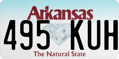 AR license plate 495KUH