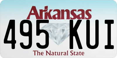 AR license plate 495KUI