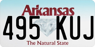 AR license plate 495KUJ