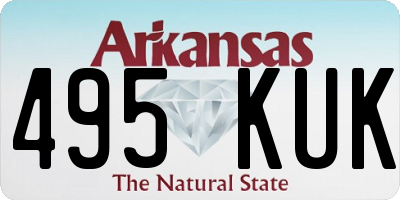 AR license plate 495KUK